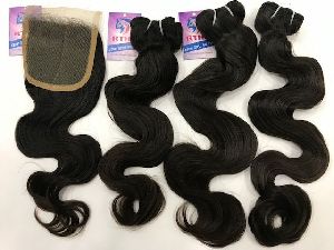Indian Wavy Hair Lace Closures