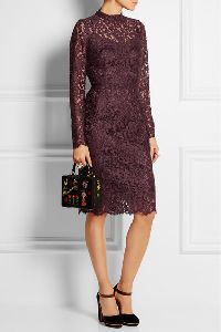 Turtleneck Lace Dress