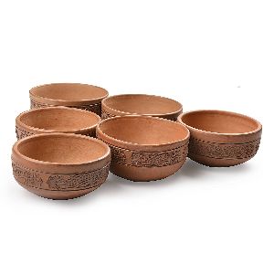 Handcrafted Clay Soup Bowl