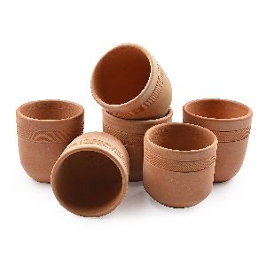 Handcrafted Clay Tea/Chai Khullad Cup-Set