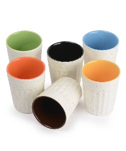 Handcrafted Clay Tea-Coffee and Water Glasses