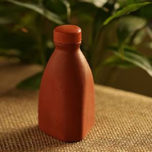 Handcrafted Earthen Clay Water Bottle