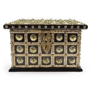 Handcrafted Wooden Wedding Trousseau Keepsake and Jewelry Box