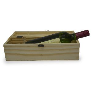 Pine Wood  Bottle Box