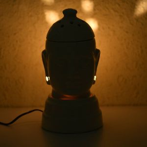 White Buddha Bust Electric Diffuser