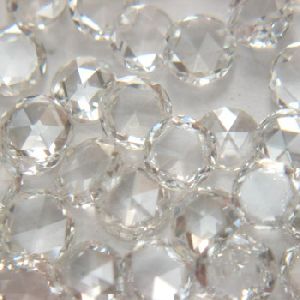 White rose cut diamonds in all fancy shapes and sizes