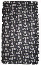 Polyester Printed Dollar Design Stole