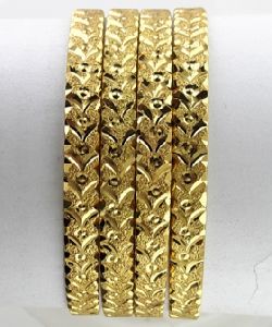 DIE gold plated bangles
