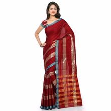 Red Color Handloom Cotton Saree