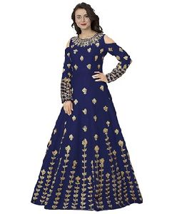 New Heavy Designer gown full Embroidery