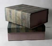 offset printed handmade wood free cotton paper box