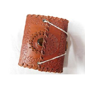 handmade leather notebook