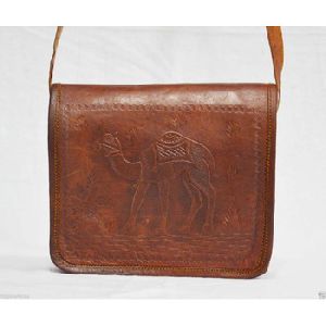 leather messenger shoulder carry bag