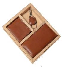 X702 Genuine Leather Gift Set Of Three