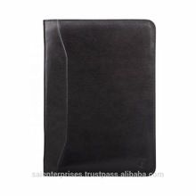 personalized leather file folder