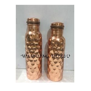copper drinking bottle hammed