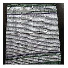 white plain cotton linen embroidered tea towel