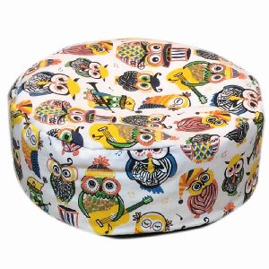 OWL PRINTED FILLED POUF