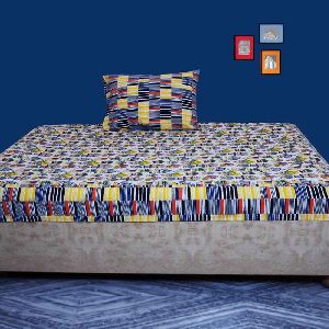 PRINTED BED COVER SINGLE