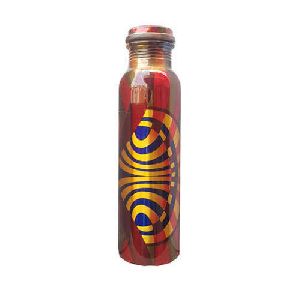 Colorful Printed Copper Bottle