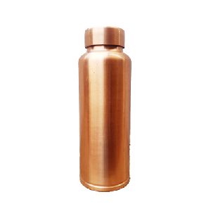 Handmade Plain Copper Bottle