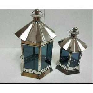 glass metal lantern