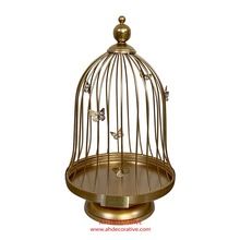 Gold Decorative Bird Cage