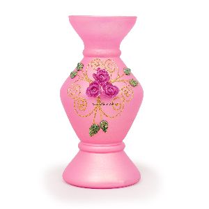 Pink Glass Flower Vases