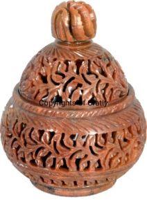 Stone Diya Holder (Handi)