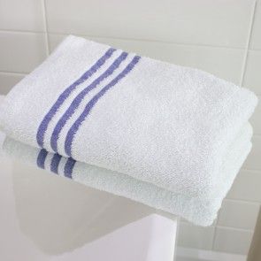 White Leisure Cotton Bath Sheets