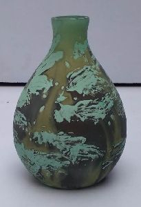 Glass flower pot