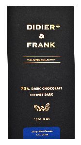 Didier & Frank - 75% Dark Chocolate, Intense Dark - 100g
