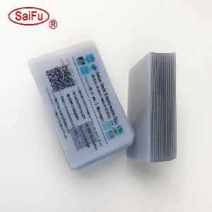 Blank inkjet transparent pvc card