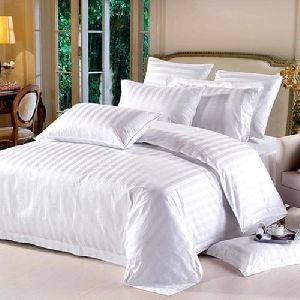 Cotton Striped Bedsheet