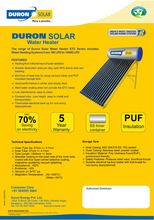 Solar Water Heaters