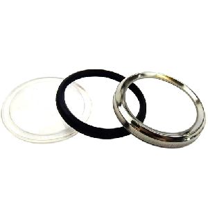 Vespa V50 / V100 Speedo Lens Repair Kit Stain Steel Rim Perspex Lens Rubber Seal