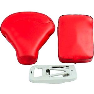 Vespa VBB VBA VNB 125 150 Front And Rear Seat Red With Plate