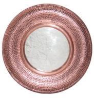 Hammered Copper Pasted Mirror