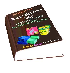 Detergent Cake Making Formulation Book