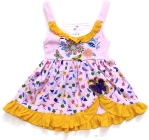 Kids Cotton Printed Frock