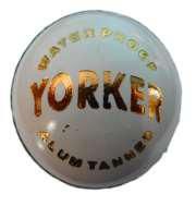 Yorker White Cricket Ball