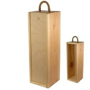 One Bottle Wooden Box