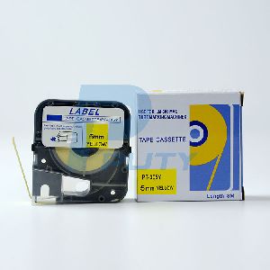 max label tapes 5mm Yellow label