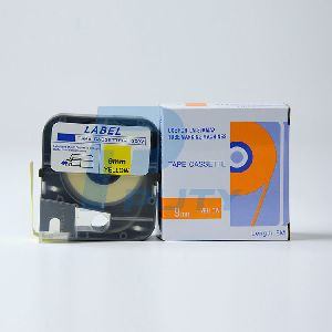max label tapes 9mm Yellow label