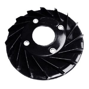 Vespa VBB VBA Bajaj Chetak Flywheel Fan Black Plastic 6 / 12 Volt