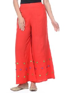 Crepe Palazzo Pants