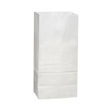White Grocery Paper Bags