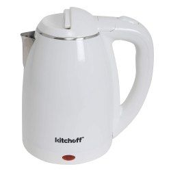 Kitchoff 1.7 Litre Double Body White Coated Automatic Kettle