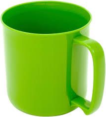 plastic mug