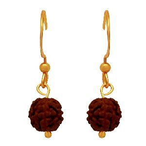 Ankur amazing gold plated rudraksha earring for women
